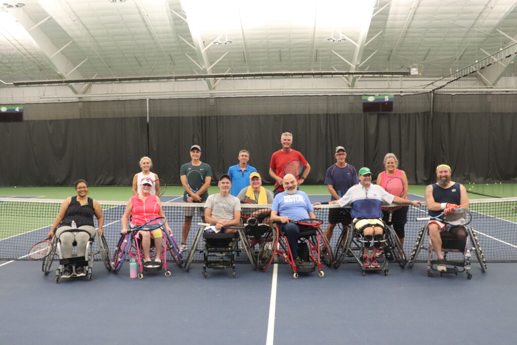 WHEEL CHAIR TENNIS & KIDS DAY IN CARY